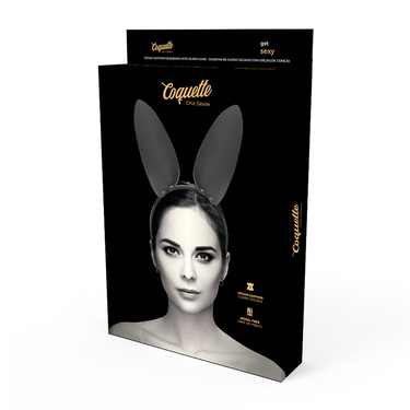Cerchietto con Orecchie Coniglio in Pelle Vegana - Eleganza e Seduzione
